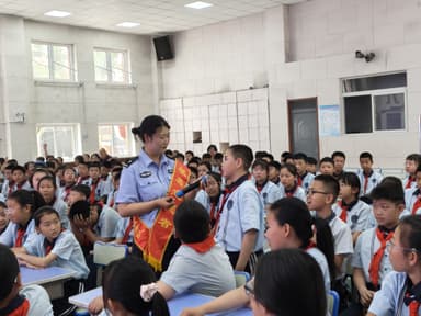 邂逅民法典 争做守法好少年——宁夏银川市兴庆区银古路街道宝南社区普法进校园